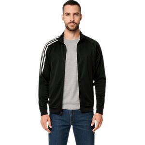 Adidas Full-Zip Black Jacket – Size S